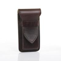 Juscha JU-28063302 Pennenetui Zadelleer Mika Voor 4 Pennen, Ca 16 X 7 X 2 Cm, Bruin - thumbnail