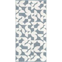 Cawö Cawo Studio gemustert 6251 Handdoek 50x100 nordic blue - thumbnail