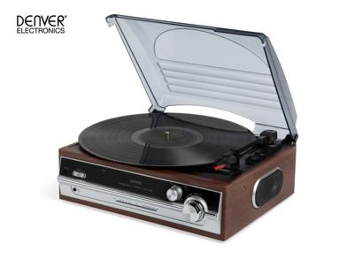 Denver VPR-190 Platenspeler Hout