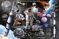 Poster Lunar Landing 91,5x61cm - thumbnail