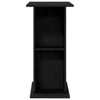 Aquariumstandaard 60,5x36x72,5 cm spaanplaat zwart eikenkleurig - thumbnail