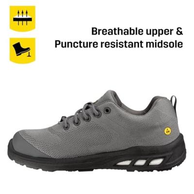 Safety Jogger EcoFitz S1P Laag | Grijs | Maat 36 - 5401124686241