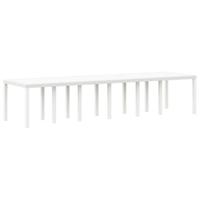 Tuin Eetset 13 pcs Wit Polt riet - thumbnail