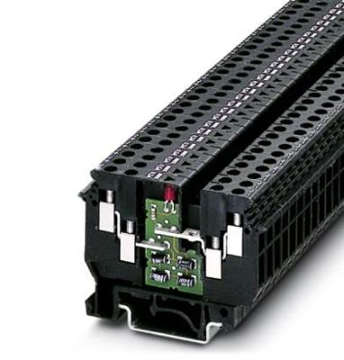 Phoenix Contact 2775061 Doorgangsserieklem 6.2 mm Schroeven Zwart 50 stuk(s)