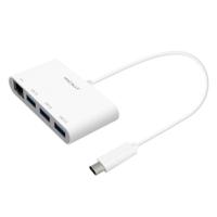 Macally UCHUB3GB USB-C naar 3-poort USB-A en 1-poort Gigabit Ethernet-adapter voor MacBook, MacBook Pro - thumbnail