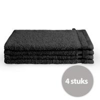 Byrklund Washand 16x21 cm 500gram Antraciet - 4 stuks - thumbnail
