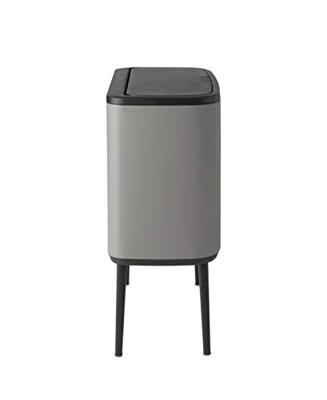 brabantia Bo Touch Bin 127229 Afvalbak 33 l Staal (l x b x h) 312 x 540 x 680 mm Grijs 1 stuk(s) - thumbnail
