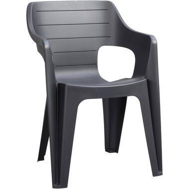 Stapelstoel Bilbao - antraciet - 79x57x57cm