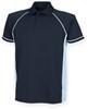 Finden+Hales FH370 Men´s Piped Performance Polo - Navy/Sky/White - L