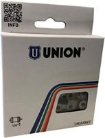 Union anti roes fietsketting 1/2x1/8 - 112 schakels - titanium grijs - thumbnail