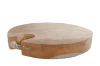 Tapasplank XL rond teak - thumbnail