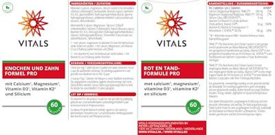 Vitals Bot & Tand Formule Pro Tabletten - thumbnail