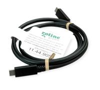 ROLINE GROENE USB3.2Gen2 kabel, PD 20V5AType C-C, ST/ST, 0,5m - thumbnail