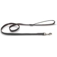 Beeztees - Hondenriem - Mac Leather - Grijs - 120 cm x 20 mm - thumbnail