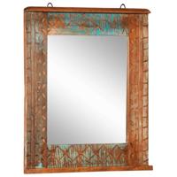 4-delige Badkamermeubelset massief hergebruikt hout - thumbnail