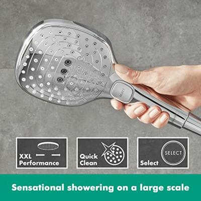 Hansgrohe Raindance select 120 ecosmart 3jet handdouche chroom 26521000 Hansgrohe Raindance select 120 ecosmart 3jet handdouche chroom 26521000