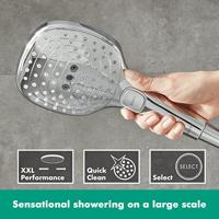 Hansgrohe Raindance select 120 ecosmart 3jet handdouche chroom 26521000 - thumbnail