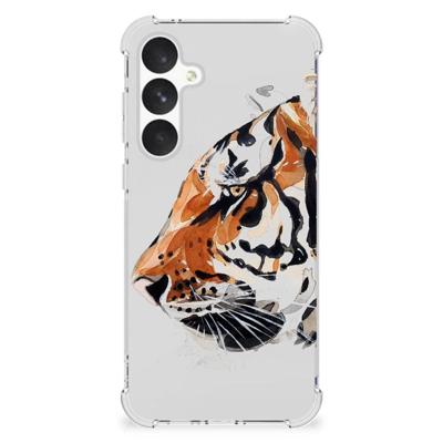Back Cover Samsung Galaxy A55 Watercolor Tiger Back Cover Samsung Galaxy A55 Watercolor Tiger