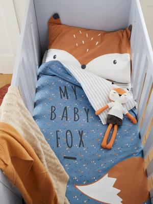 Dekbedhoes baby BABY FOX blauw