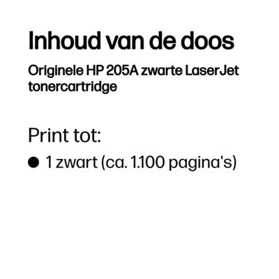 Originele Toner HP 205A Zwart