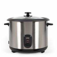 Rijstkoker en stoomkoker van roestvrij staal - LIVOO - DOC293 - 1000W - 2,8L - Roestvrij staal - Warmhouden - thumbnail