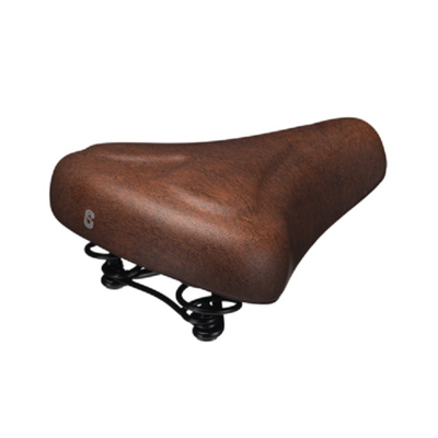 Selle Comfort zadel 261 hartje bruin met strop kaart
