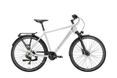 BRENNABOR trekkingfiets "t-60" mod. 22 bike brennab. t-60 28/60 diam. 18sp grey/grey