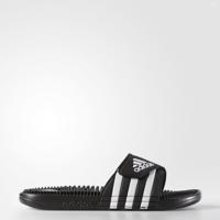 Adidas Adissage Slipper zwart wit - thumbnail