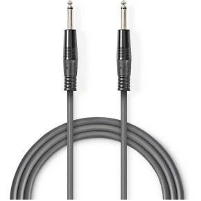 Ongebalanceerde Audiokabel | 6,35 mm male - 6,35 mm male | 1,5 m | Grijs Ongebalanceerde Audiokabel | 6,35 mm male - 6,35 mm male | 1,5 m | Grijs