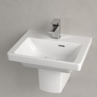 Fontein Villeroy & Boch Subway 3.0 Met CeramicPlus Met Overloop 45x37x14.5 cm Wit Alpin - thumbnail
