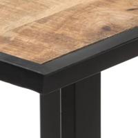 Eettafel 140 cm ruw mangohout - thumbnail