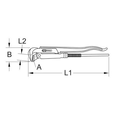 KS Tools 962.4016 9624016 Buistang