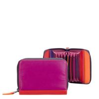 Mywalit Ladies Zip Around Fan CC Holder sangria multi Dames portemonnee - thumbnail