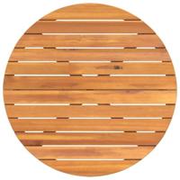 Tuintafel rond 90x75 cm massief acaciahout - thumbnail