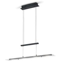 Moderne LED Hanglamp - Mat Zwart - 4-lichts - Warm Wit 3000K - Metaal - thumbnail