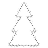 VidaXL Kerstverlichting kerstboom silhouet 115 leds warm wit - thumbnail