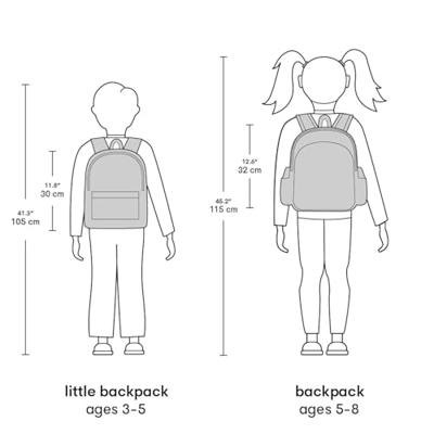 Kleine rugzak voor meisjes VLINDERS A Little Lovely Company rozen