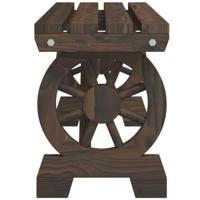 Tuinbank 115 cm massief vurenhout - thumbnail