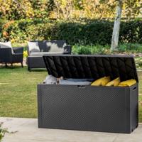 Kist voor buiten Keter Emily Donker grijs Hars Plastic (118 x 45 x 58 cm) - thumbnail