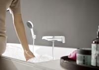 Hansgrohe Badmengkraan Opbouw Vivenis Eengreeps Mat Wit - thumbnail