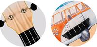 Flight Travel Series TUS25 Bus sopraan travel ukelele met gigbag - thumbnail