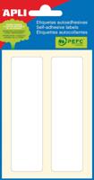Apli witte etiketten ft 38 x 102 mm (b x h), 12 stuks, 2 per blad (2685) - thumbnail