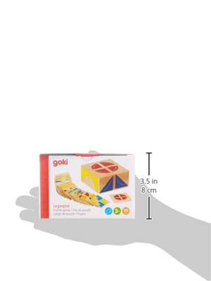 Goki houten patronenspel kubus