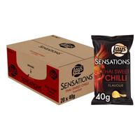 Chips lay&apos;s sensations thai sweet chilli zak 40gr | 20 stuks - thumbnail