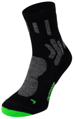 Boru Bamboo wandelsokken met badstof zool - Dames en heren hiking sokken - Anti blaren sokken - Wandelsokken heren - Wandelsokken dames - 42 - Zwart