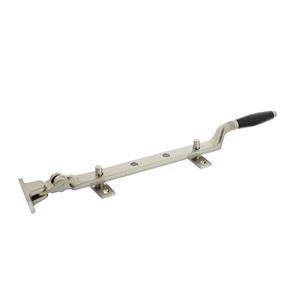 Raamuitzetter Ton met stelpennen, nikkel mat / ebbenhout