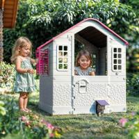 Dolu speelhuis wit/roze - thumbnail