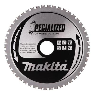 Makita Accessoires Cirkelzaagblad | Staal | 185X30X2,0 48T 0G - B-33451