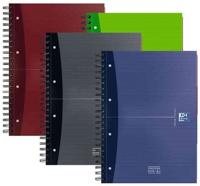 Oxford Office Essentials European Book, 240 bladzijden, ft A4+, geruit, geassorteerde kleuren - thumbnail