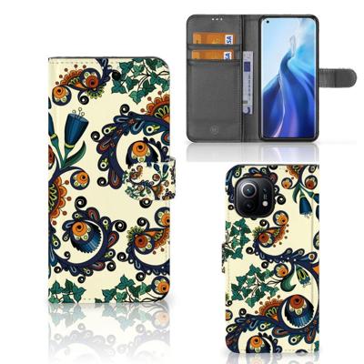 Wallet Case Xiaomi Mi 11 Barok Flower